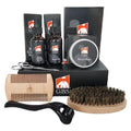 G.B.S Men's Beard Grooming Kit - Beard Oil, Growth Serum with Biotin, Balm, Brush and Comb Gift Set
