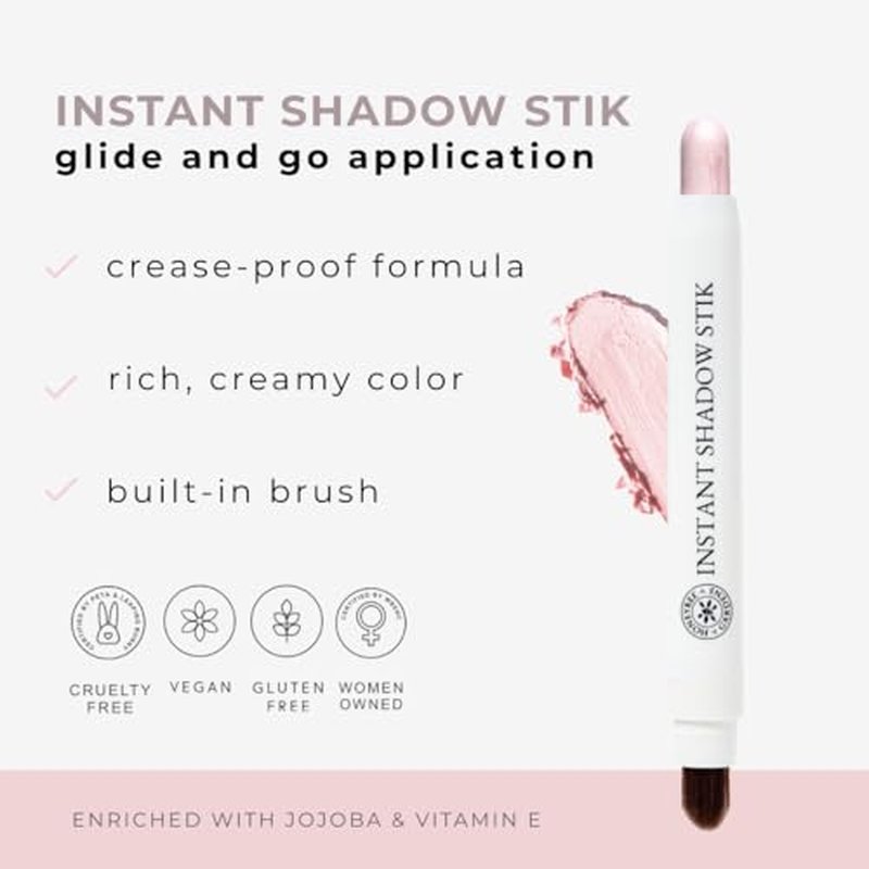 Honeybee Gardens Instant Shadow Stik, Twinkle Pink (Shimmer)