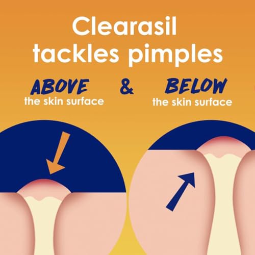 Clearasil Stubborn Acne Control 5-in-1 Daily Facial Cleansing Pads Pack of 3 - 90 Count Each
