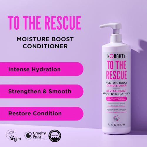 Noughty To The Rescue Moisture Boost Conditioner - 33.8 fl oz, Natural & Vegan