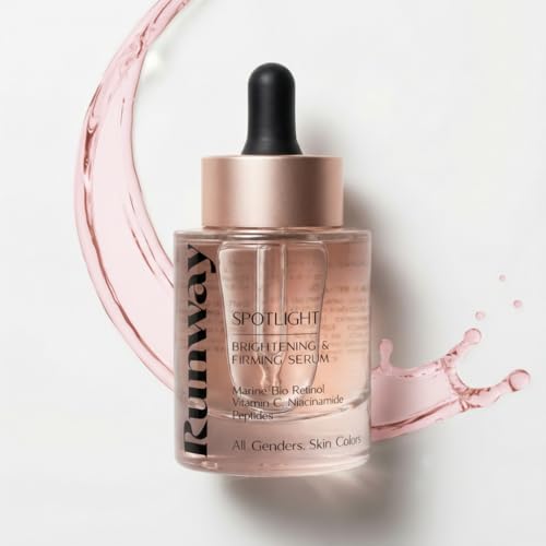 Spotlight Brightening & Firming Bio Retinol Serum for Face - Face Serum with Vitamin C & Niacinamide - Marine Liposomal Skin Care for Radiance, Smoothness, Elasticity, All Skin Types - 30 ml / 1 fl oz