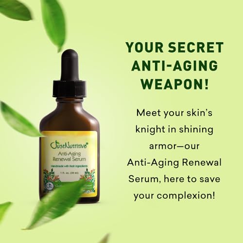 Anti-Aging Face Serum for Men & Women - Hydrating Renewal Serum with Natural Oils