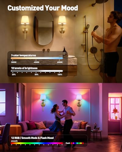 Rechargeable Battery Wall Sconce Set of 2 - 16.75in Vintage Gold Wireless Wall Lights