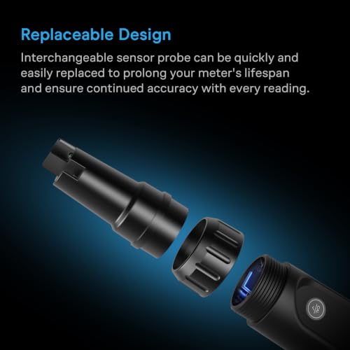AC Infinity pH Meter PRO Kit - Digital Water Testing Pen with Replaceable Sensor
