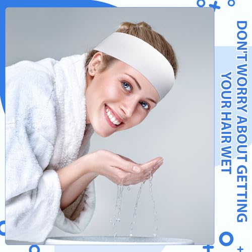 Disposable Spa Facial Headbands 500 Pack, Non-Woven, Stretch Fit, Hygienic Hair Cover