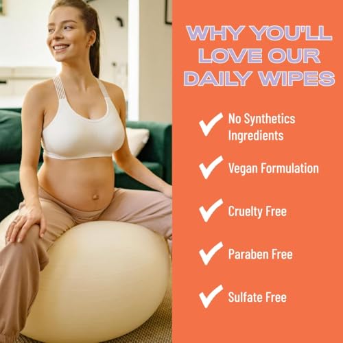 Hemorrhoid Wipes with Witch Hazel ? Gentle & Soothing Cleansing Daily Wipes for Everyday, Cooling, Skin-Friendly - 50 Wipes