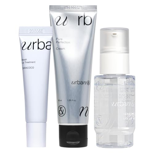 Urbanand Perfect Trio: Vegan S.Nailed it yam Essence, Pure Perfection Cream, Mwah Lip Treatment CARACOCO, Hydrating, Radiant, Soft Skin & Lips, Korean Skincare Set
