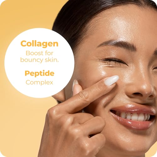 Face Cream Moisturizer for Women, Facial Lotion for Dry Skin, Hydrating Face Moisturizer, Moisturizing Collagen Peptide Cream, Japanese Skin Care, Made in Japan, 1.7 Fl.Oz, Fragrance Free.