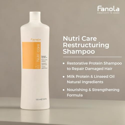 Fanola Nutri Care Nourishing Restructuring Hair Shampoo 33.8 oz