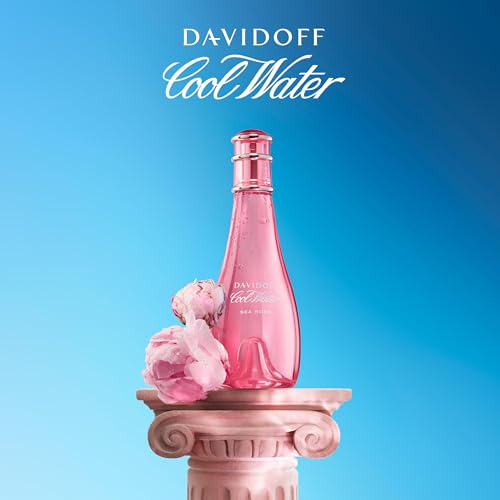 Davidoff Cool Water Sea Rose Eau de Toilette 3.3 Fl Oz - Floral Perfume for Women - Long-Lasting Fragrance with Nashi Pear & Peony