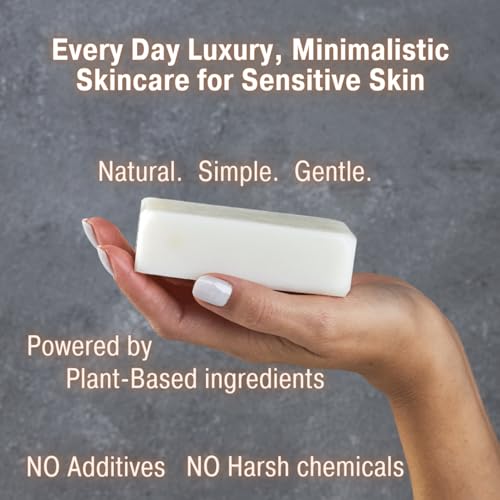 All Natural Rosemary Soap Bar (Pack of 2) ? Natural Soap for Women and Men for Body, Face, and Hands | Handmade Bath Soaps | Coconut & Almond Oils with Shea Butter