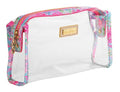 Lilly Pulitzer Clear Vinyl Travel Pouch Cay to My Heart - Organizer & Cosmetic Bag