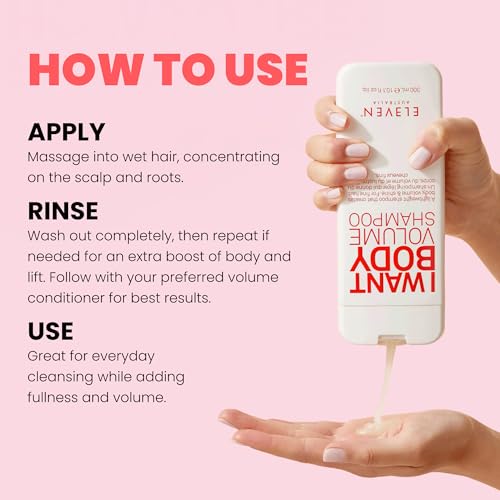 Eleven Australia I Want Body Volume Shampoo for Fine Hair - 32.5 Fl Oz