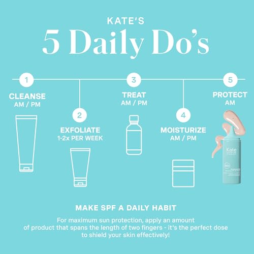 Kate Somerville HydraKate Illuminating Sunscreen Drops ? Tinted SPF 50+ Mineral Sunscreen with Zinc Oxide, Moisturizing & Anti-Aging Sun Protection, 1.7 Fl Oz
