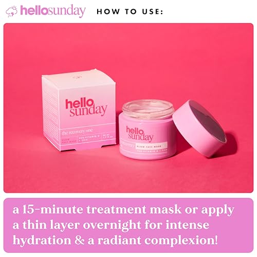 Glow Face Mask for Skin Recovery and Nourishment - 1.7 oz