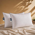 Pacific Coast Premium Goose Feather & Down Bed Pillows 2-Pack - Standard Size, Hotel Quality, Medium-Firm Support for Side & Back Sleepers