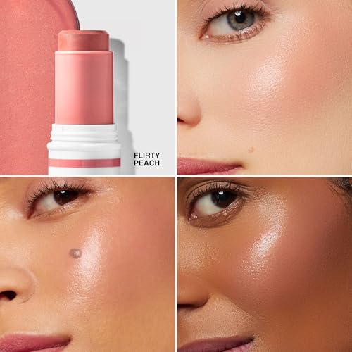 Bobbi Brown Skin Enhancer Cheek Stick Flirty Peach - Multi-Use Blush Bronzer Highlighter, 0.28 oz