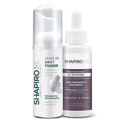 Shapiro MD Hair Growth Experts Men's Regrowth Travel Kit 3.69 Fl Oz