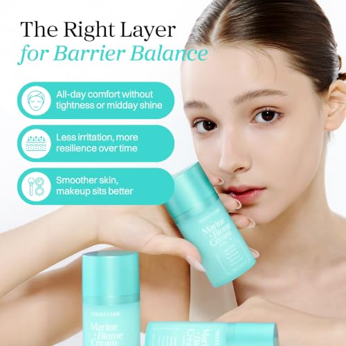 Hydrating Makeup Prep Cream with Marine Biome - Vegan, Fragrance-Free, 1.69 fl oz