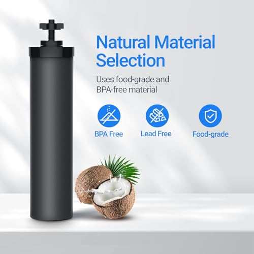 Filterlogic Gravity Water Filter Replacement Pack - 4 Pack for Berkey BB9-2