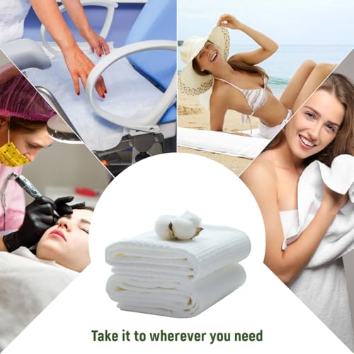 Disposable Large Luxury Bath Hair Drying Towels 16 x 31.5 Inches - 100 Pack