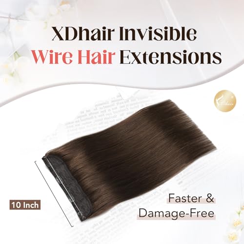 Wire Hair Extensions 85g 16 Inch Medium Dark Brown - Variation #4 18 Inch