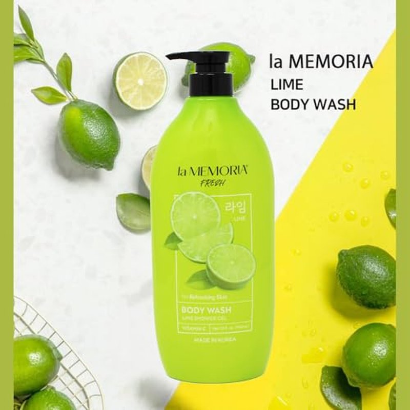 la MEMORIA Fresh Fruit Body Wash 32 fl oz, 946 ml (Lime)