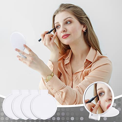 150 Pack Compact Pocket Mirrors Bulk Round Makeup Mirrors Black & White