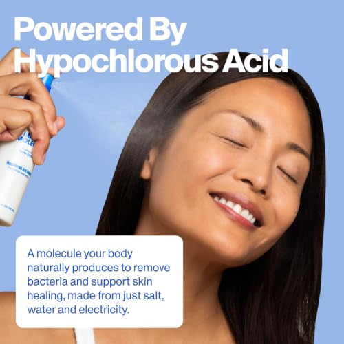 Hypochlorous Acid Skin Spray 4.93 Fl Oz Pack of 3 - Gentle Face & Body Mist, Sensitive Skin Safe