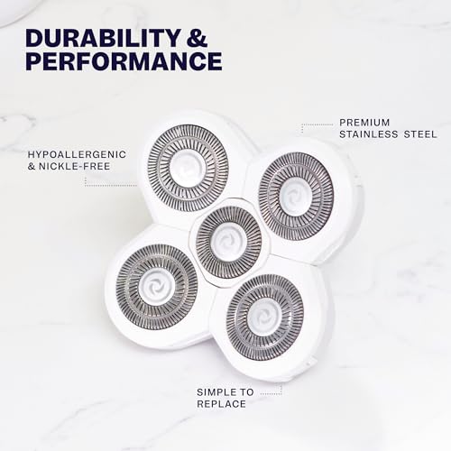 Freebird BodySmooth Rotary Blade Refill for Sensitive Skin, 5 Contouring Heads
