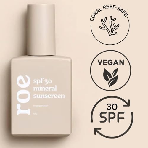 Roe Wellness Baby Mineral Sunscreen SPF 30 1.76 oz - Reef Safe, Non-Greasy, Paraben-Free, For Toddlers & Newborns