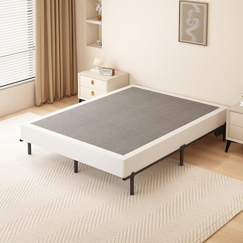 Heavy Duty 7 Inch Queen Box Spring - Metal Mattress Foundation, Noise-Free, Easy Assembly