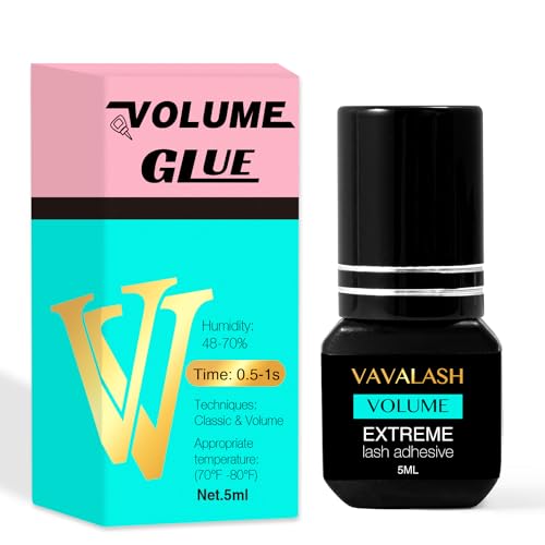 VAVALASH Premium Lash Extensions +Professional Eyelash Extension Glue 5ml