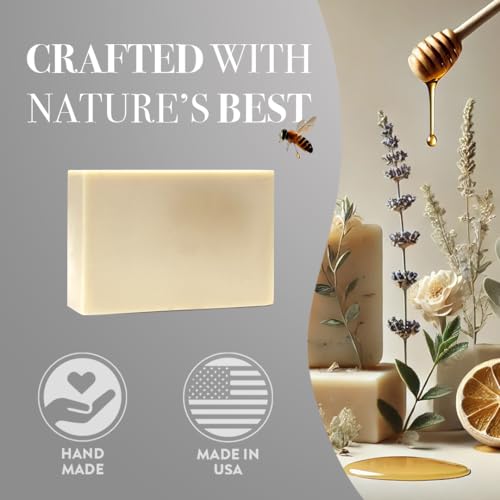 Lavender Tallow Soap ? Grass-Fed Bar with Organic Essential Oil ? Calming & Naturally Gentle ? 3 Pack