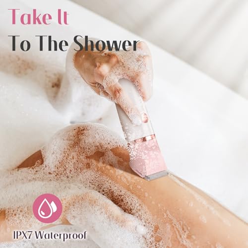 Bazivve White 2018 Women Bikini Trimmer 3-in-1 Waterproof Electric Razor