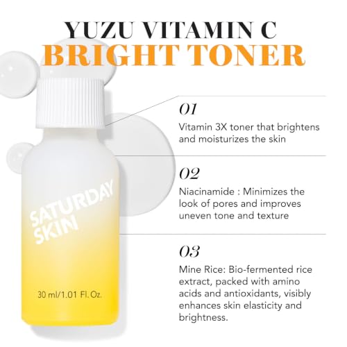 Vitamin C Brightening Skincare Set - Hydrating Toner, Eye Cream & Sleep Mask