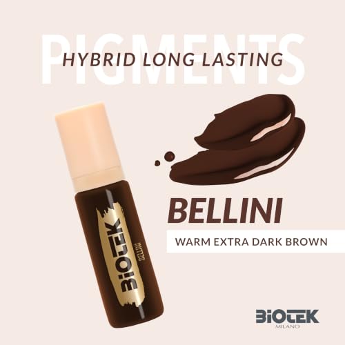 Biotek Bellini Brow Pigment for PMU & Microblading 0.5 fl oz Italy Made