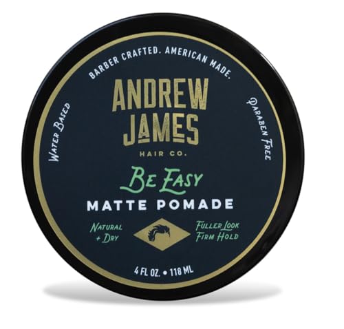 Firm Hold Matte Hair Pomade - Natural Finish, 2.75 Oz