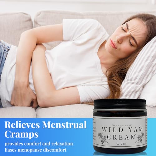 Wild Yam Cream, Wild Yam Cream Organic for Hormone Balance,Natural Night Sweats for Man & Women Promoting Perimenopause & Menopause Support