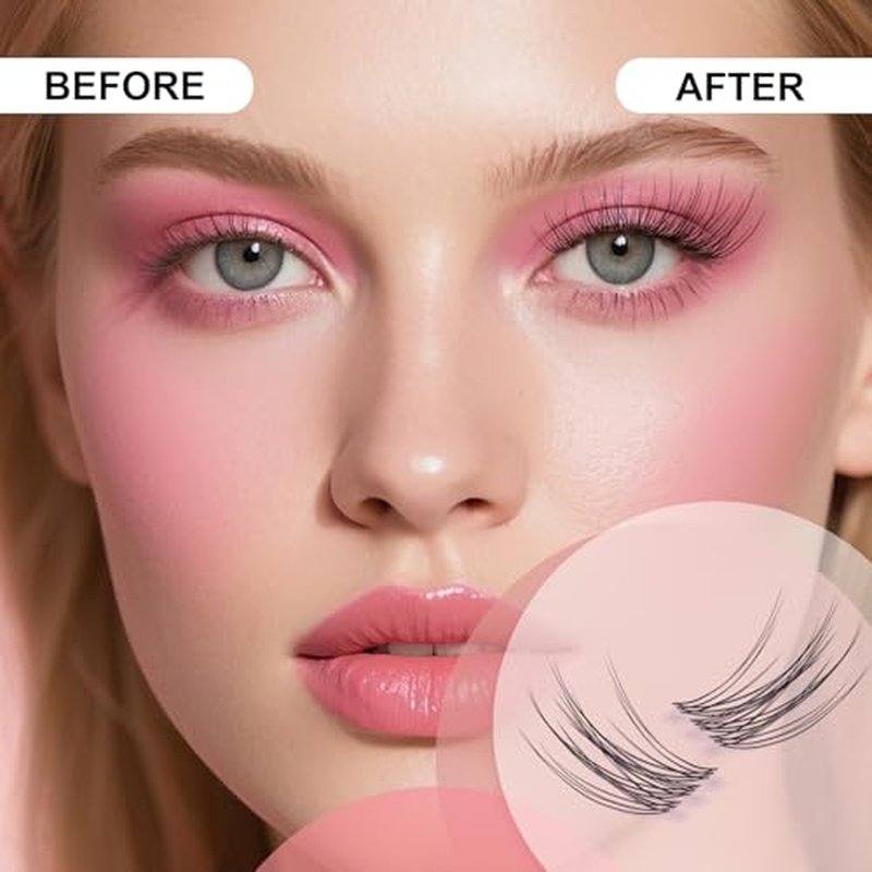 Flare Lashes With Invisible Band DiyNatural Eyelash Extension Bond SealEyelash Glue and Lash Remover Beginner FriendlyIndividual Lashes Waterproof and Long lastingMakeup For Girl Cosmetic.