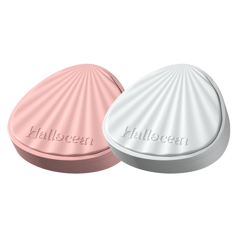 Herbsocean Solid Perfume for Women - Pink Floral & White Fragrance Set, Long Lasting, Alcohol-Free, Travel-Friendly