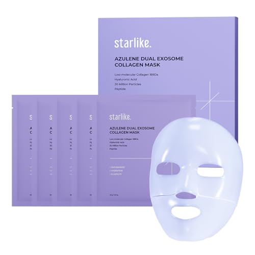 Starlike Collagen Hydrogel Face Mask - Deep Hydration & Revitalizing, 5 Sheets