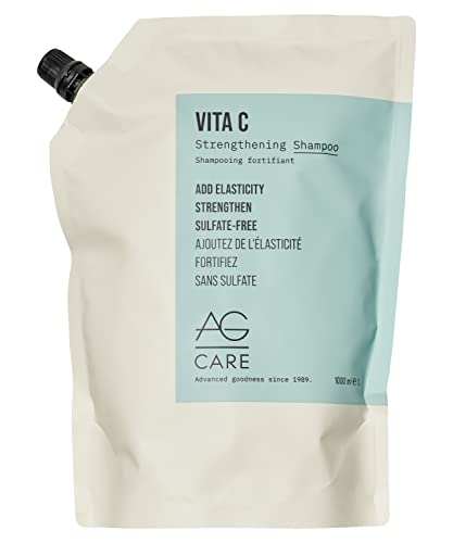 AG Care Vita C Vitamin C Sulfate-Free Strengthening Shampoo - New Collection, 33.8 Fl Oz