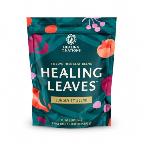 Longevity Blend Loose Leaf Tea - Organic Fruit Tree Leaf Infusion 30 Servings