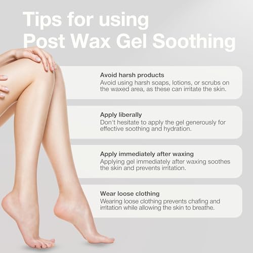 Curacoro Post Wax Gel for After Wax Care | Refreshing, Soothing Gel to Revitalize & Calm Skin After Waxing Treatment