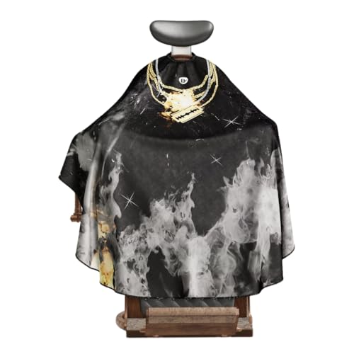 Professional Barber Cape with Adjustable Neck Closure - Salon Hair Cutting Cape