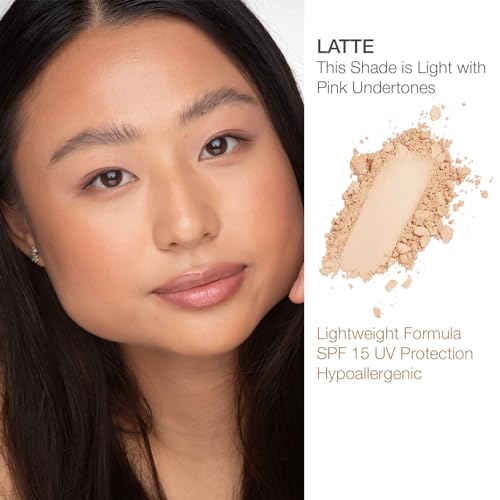 Mineral Foundation SPF 15 - Pressed Powder Concealer & Finishing Powder Latte
