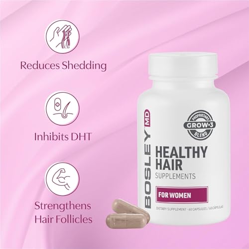 Women's Hair Growth Supplements with Biotin - DHT-Blocking Botanicals - 60 Capsules, 2-Month Supply - Variation of Women’s with Biotin
