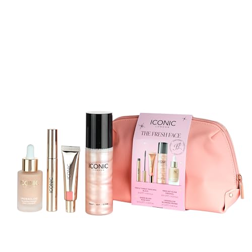 ICONIC LONDON Luxury Makeup Set for Glowy, Radiant Skin and Highlighted Finish, Perfect for Gifting, Long-Lasting, Cruelty-Free, Vegan Makeup
