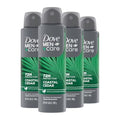 Dove Men+Care Coastal Cedar Dry Spray Antiperspirant - 4 Pack, 72H Odor & Sweat Protection